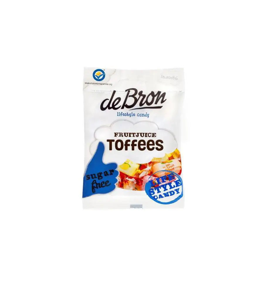 De Bron Fruit toffee 90 gram