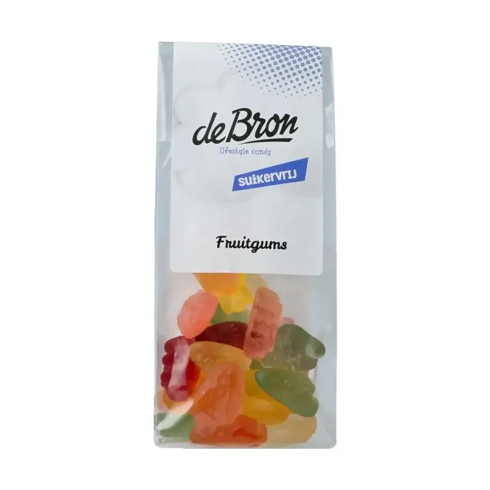 De Bron Fruitgums suikervrij 90 gram