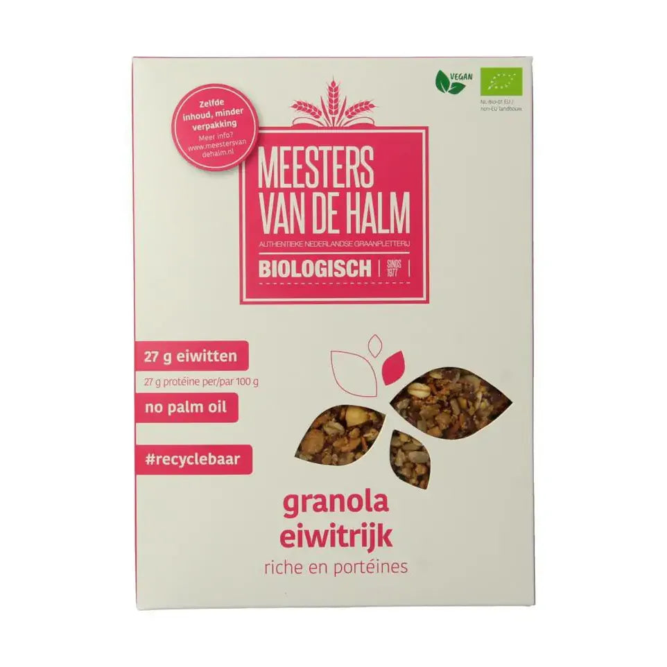 De Halm Granola eiwitrijk 350 gram