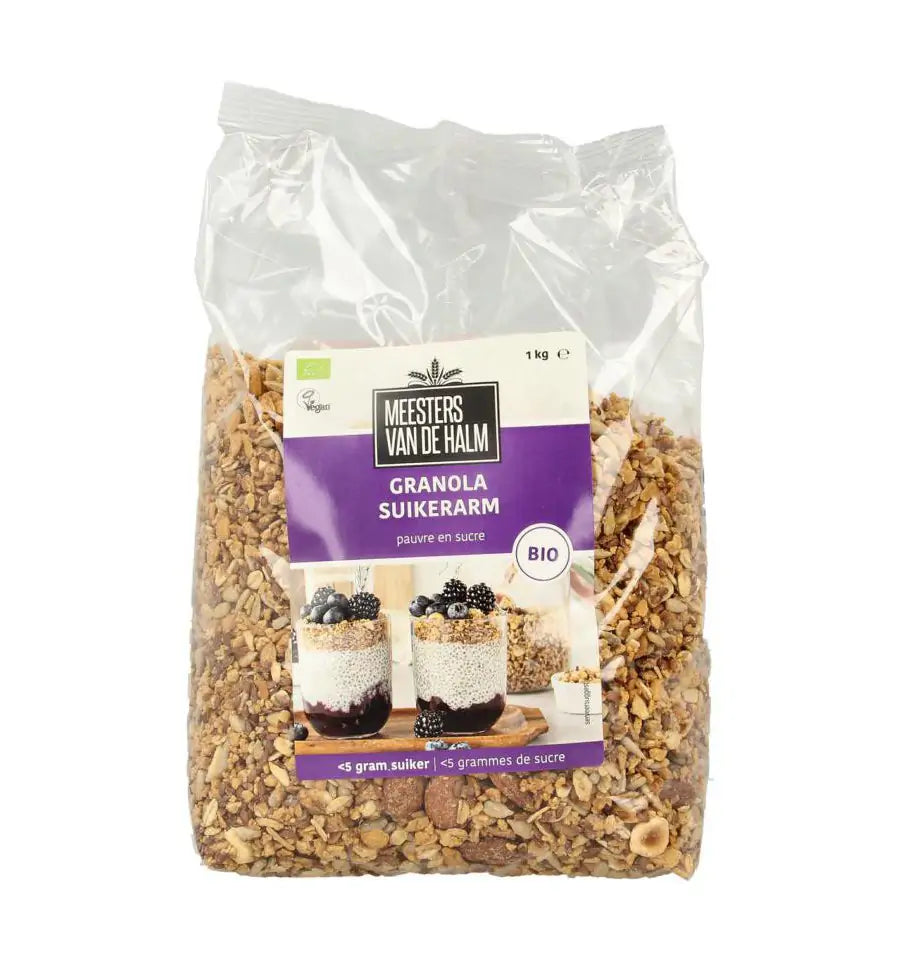 De Halm Granola suikerarm 1 kg