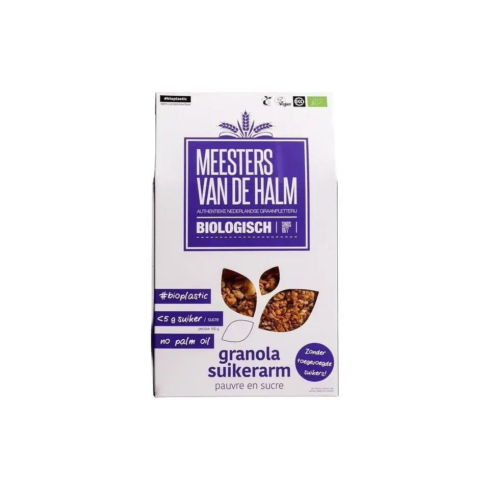 De Halm Granola suikerarm 350 gram