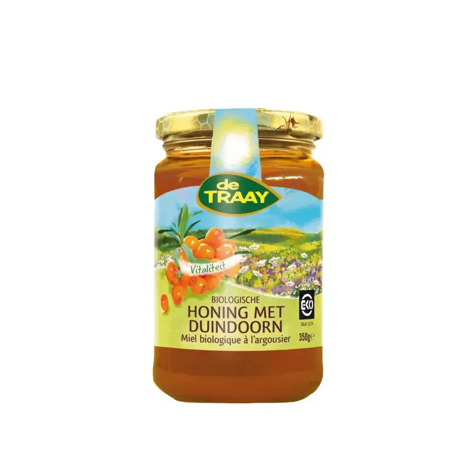 De Traay Honing met duindoorn eko 350 gram