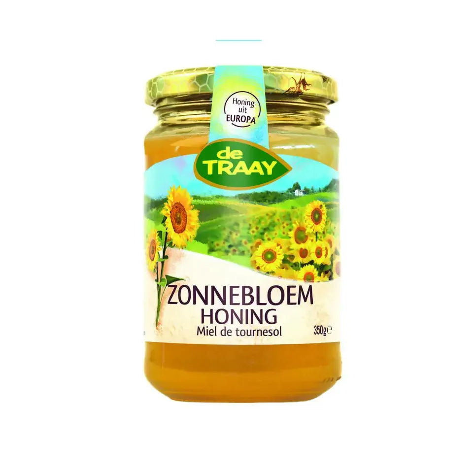 De Traay Zonnebloem honing 350 gram