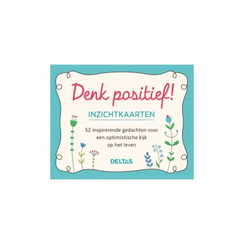 Denk positief inzichtkaarten