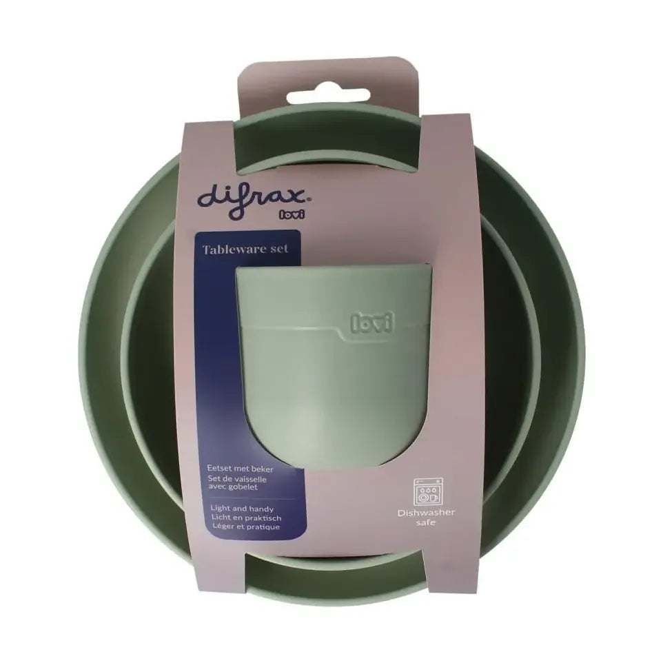 Difrax Eet met beker pistachio