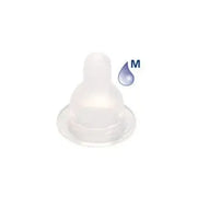 Difrax Flesspeen medium natural 2 stuks