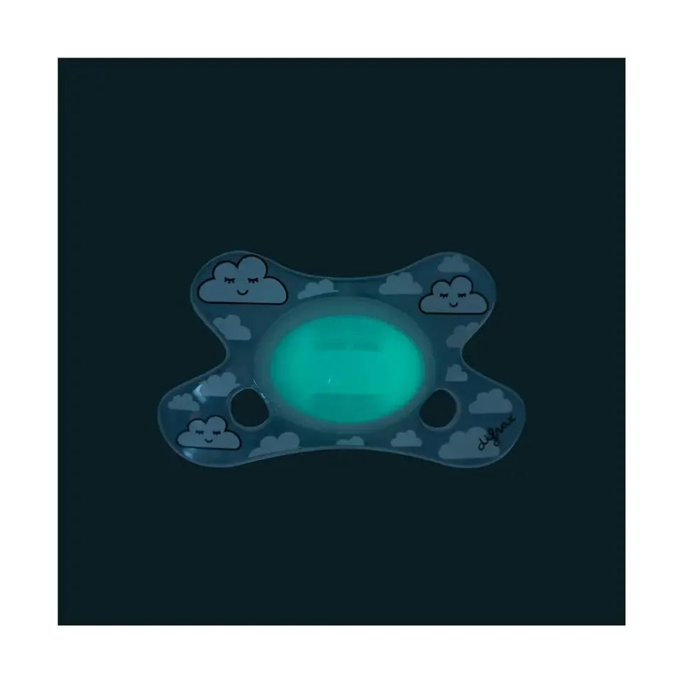 Difrax Fopspeen natural 0-6 maanden nacht