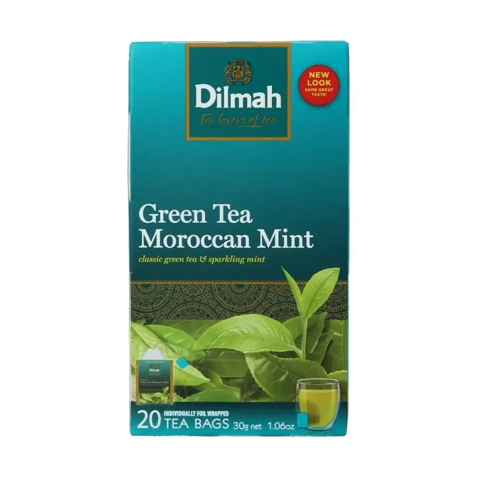 Dilmah Moroccan mint green tea selection 20 zakjes