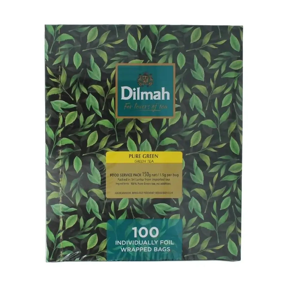 Dilmah Pure green tea biologisch 100 zakjes