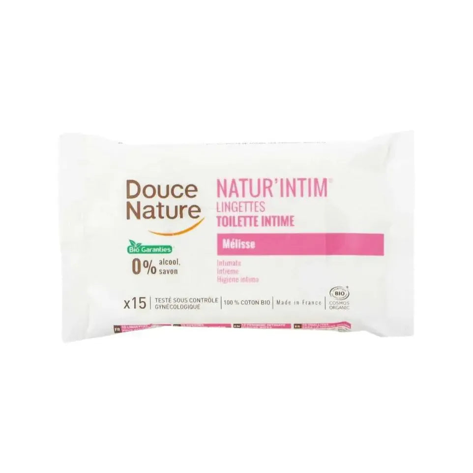 Douce Nature Intieme hygienische doekjes katoen 15 stuks