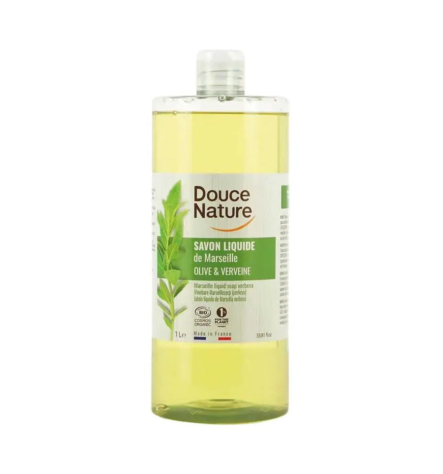 Douce Nature Marseille Zeep ijzerkruid/verbena 1 liter