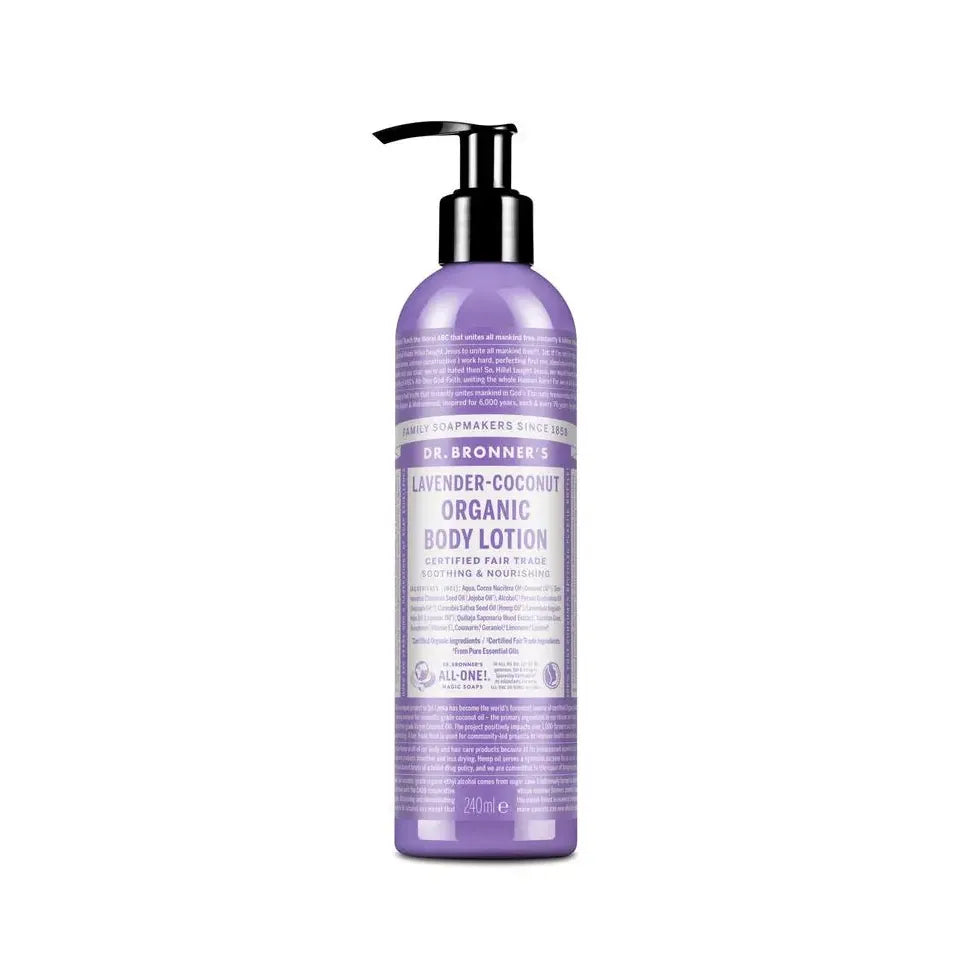 Dr Bronners Bodylotion lavendel/kokos 240 ml