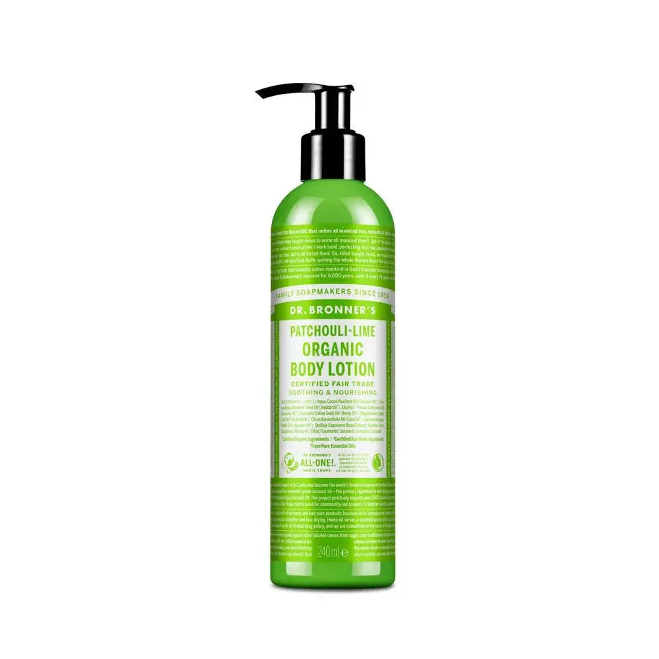 Dr Bronners Bodylotion patchouli lime 240 ml