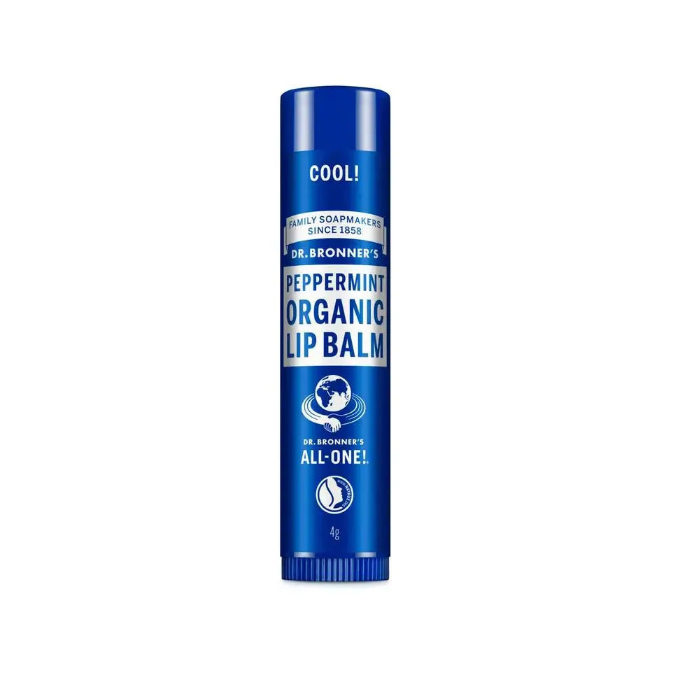 DR Bronners Lipbalsem pepermunt 4 gram