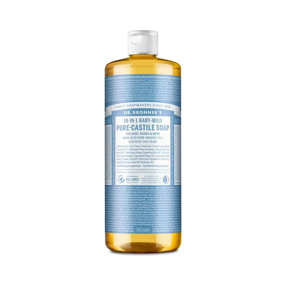 Dr Bronners Baby liquid soap neutral mild 945 ml