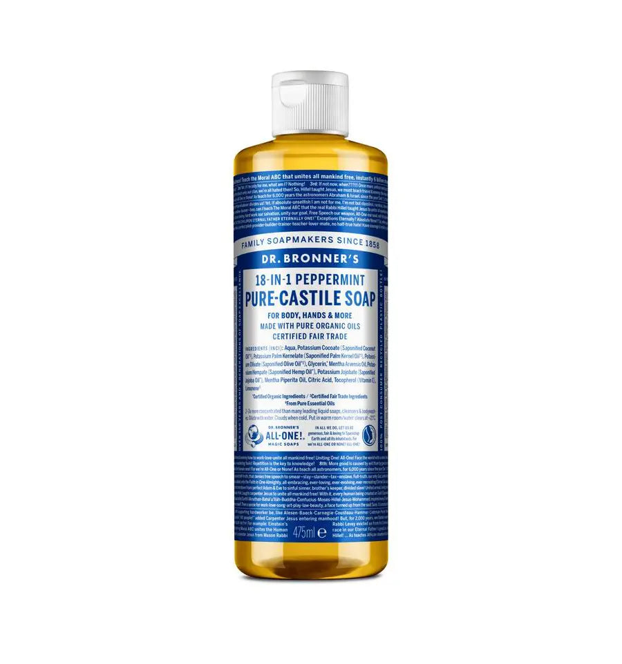 Dr Bronners Liquid soap peppermint 475 ml
