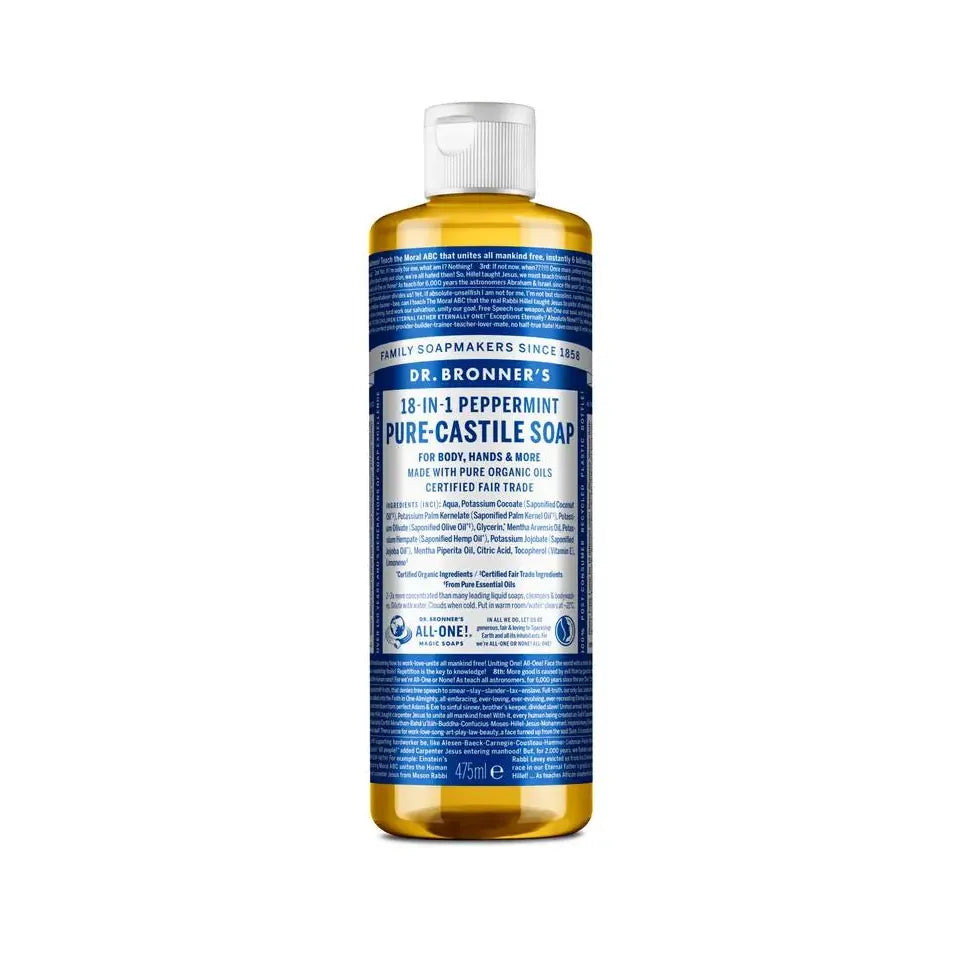 Dr Bronners Liquid soap peppermint 475 ml