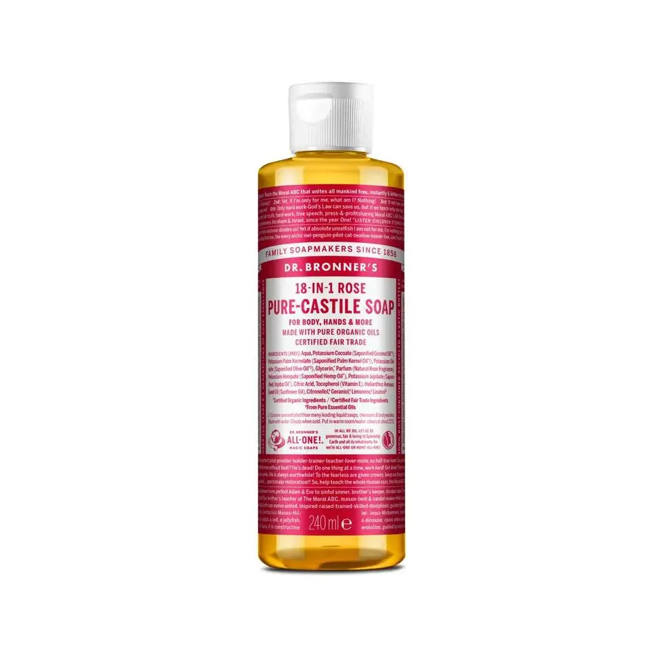 DR Bronners Liquid soap roos 240 ml
