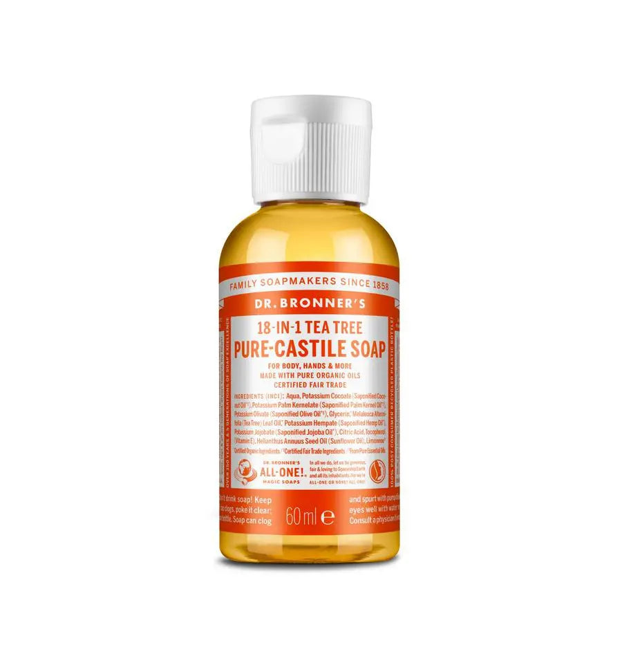 DR Bronners Liquid soap tea tree 60 ml