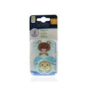 DR Brown's Fopspeen prevent animal faces F2 blauw 2 stuks