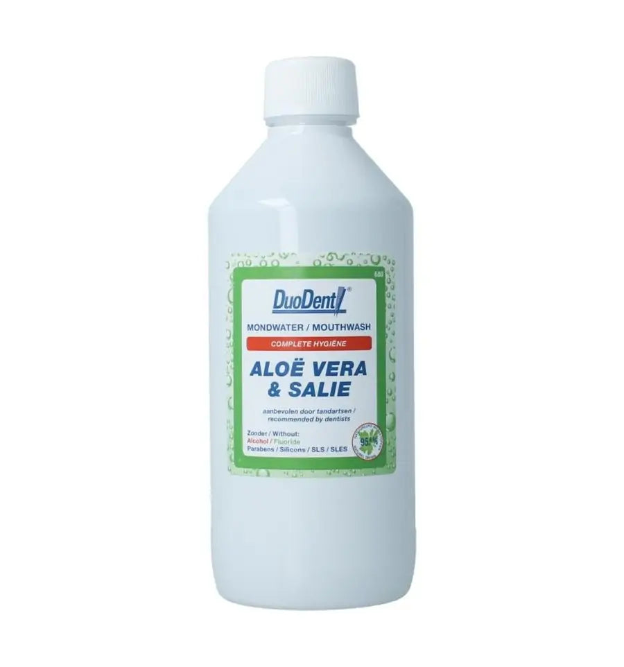 Duodent Mondwater aloe vera/salie 500 ml