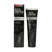 Ecodenta Tandpasta whitening houtskool extra black 100 ml
