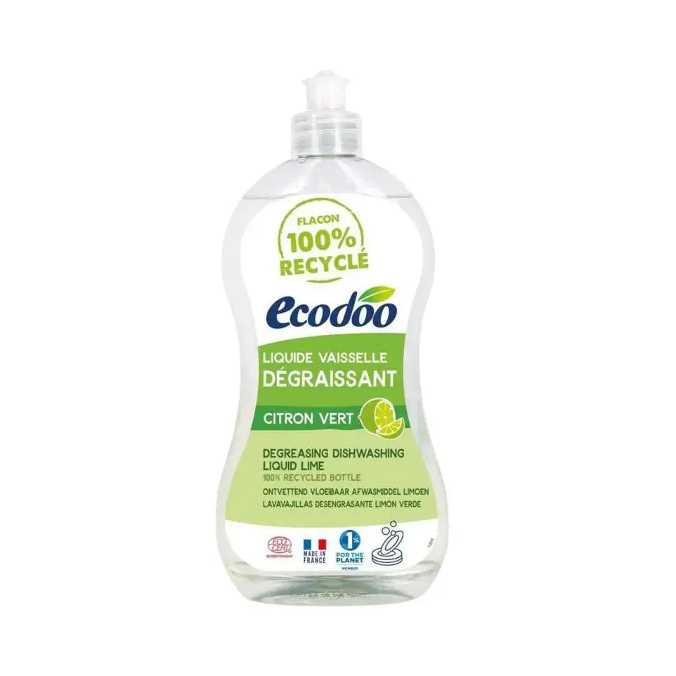 Ecodoo Afwasmiddel vloeibaar ontvettend limoen 500 ml