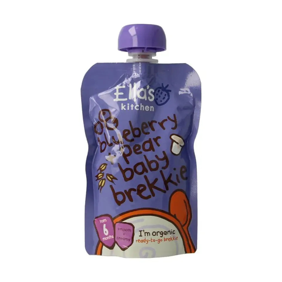 Ella's Kitchen Baby bosbessen ontbijtje 6+ maanden 100 gram