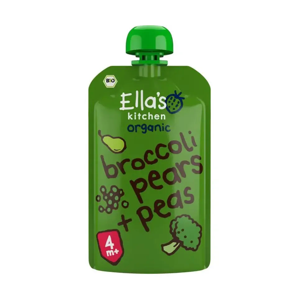 Ella's Kitchen Broccoli pears and peas 4+ maanden 120 gram