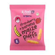Ella's Kitchen Maize puffs aardbei/banaan 6+ maanden 20 gram