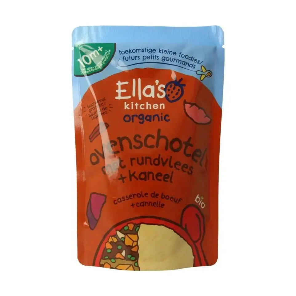 Ella's Kitchen Ovenschotel met rundvlees en kaneel 10+ maanden