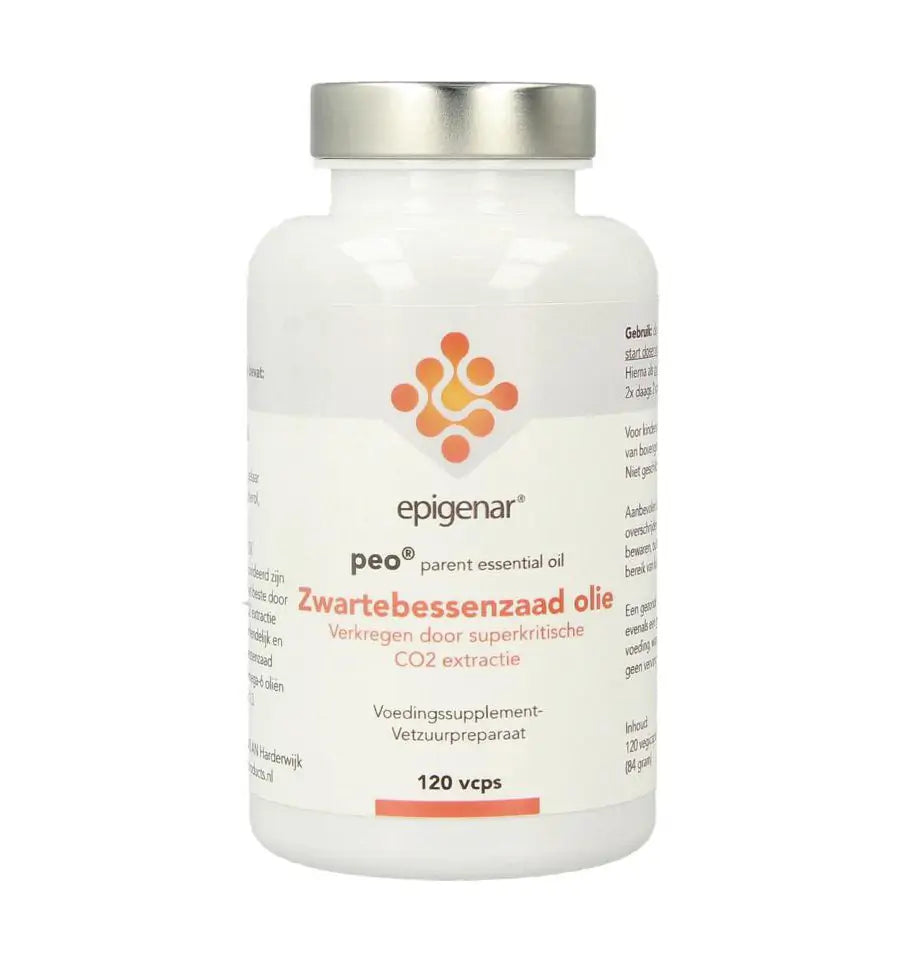 Epigenar Zwarte bessenzaadolie (parent oil) 120 vcaps