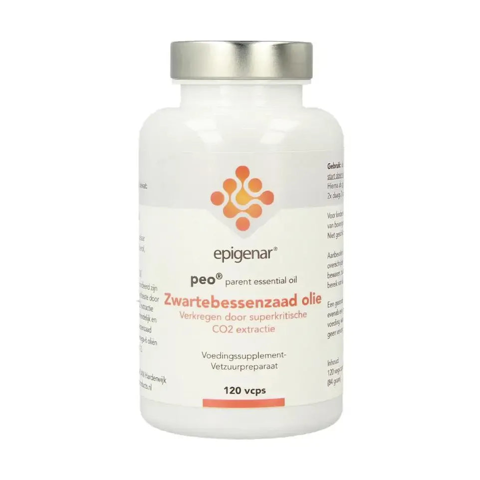 Epigenar Zwarte bessenzaadolie (parent oil) 120 vcaps