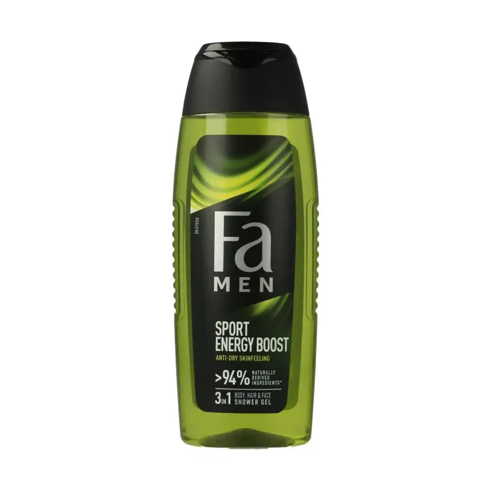 FA Men douchegel sport double power boost 250 ml