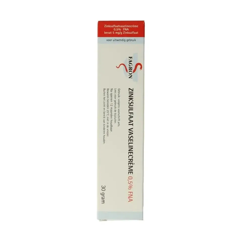 Fagron Zinksulfaat vaselinecreme 0.5% FNA 30 gram