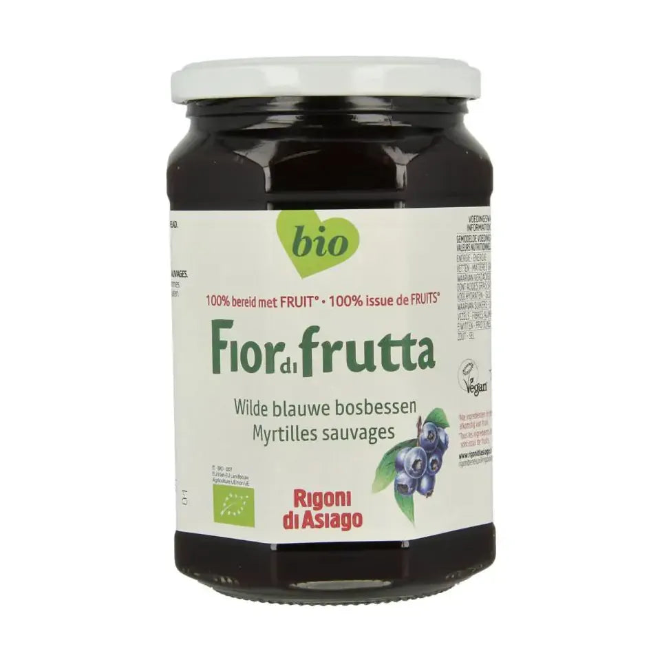 Fiordifrutta Wilde blauwe bosbessen jam 630 gram