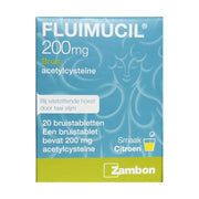 Fluimucil Bruistablet 200 mg 20 bruistabletten