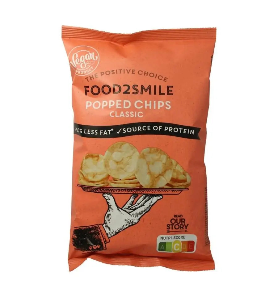 Food2Smile Popped chips classic 90 gram