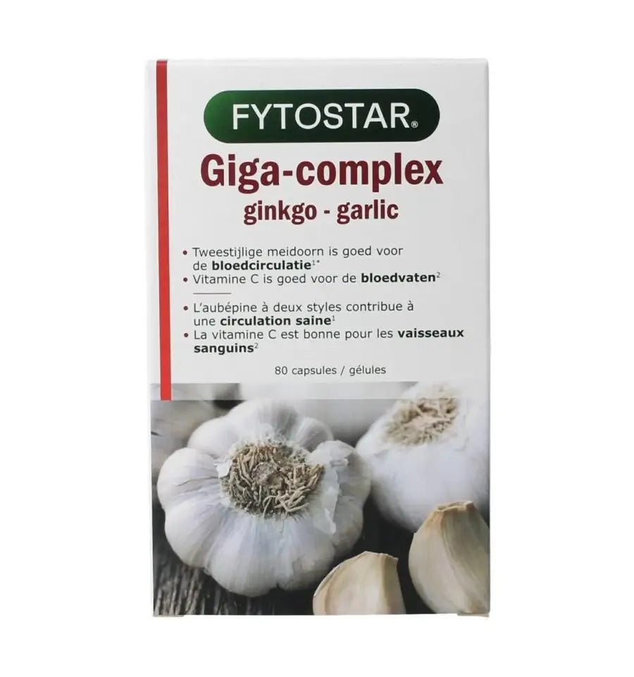 Fytostar Giga complex knoflook 80 capsules