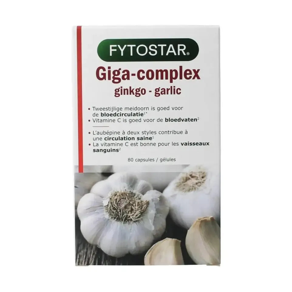 Fytostar Giga complex knoflook 80 capsules