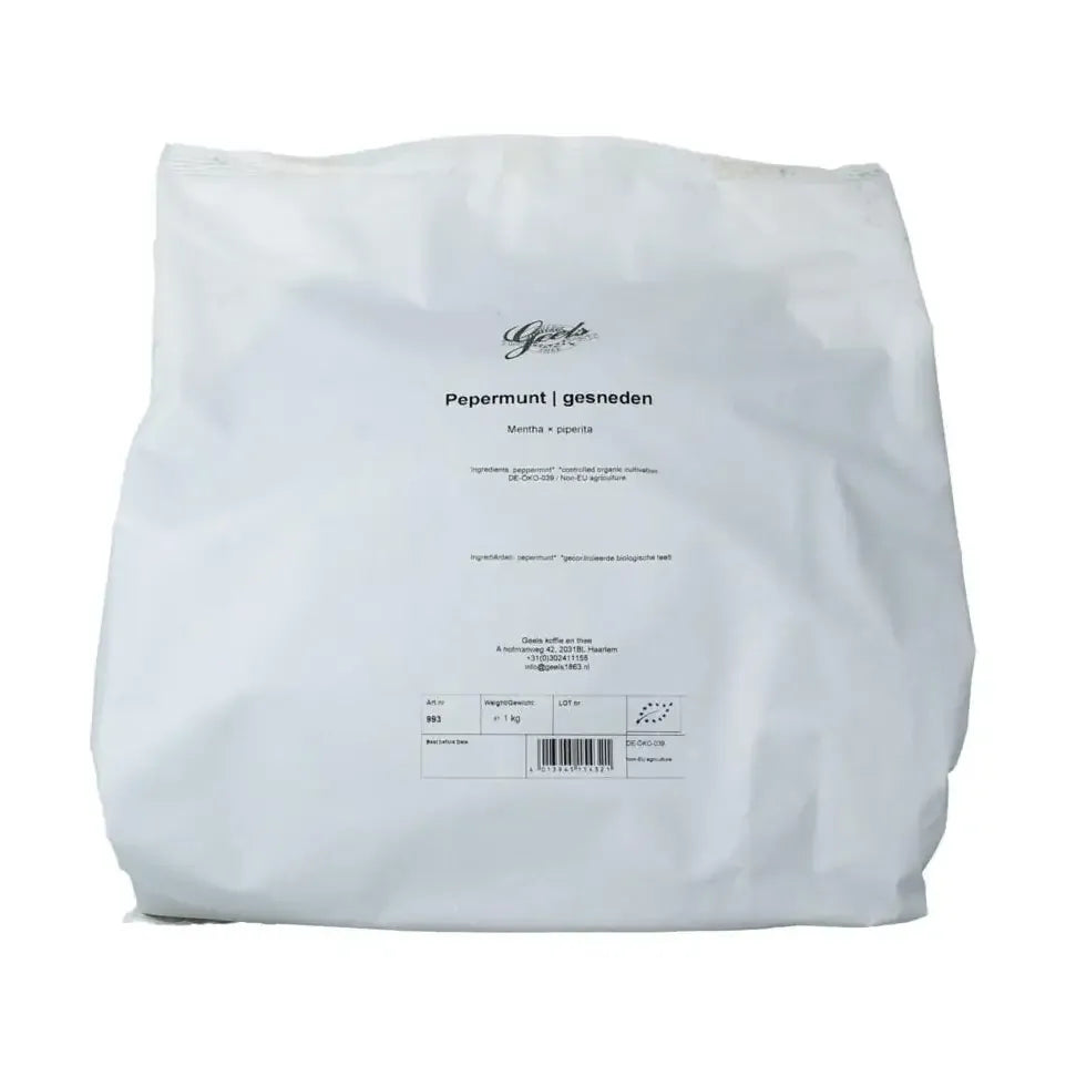 Geels koffie en thee Pepermuntblad gesneden 1 kg