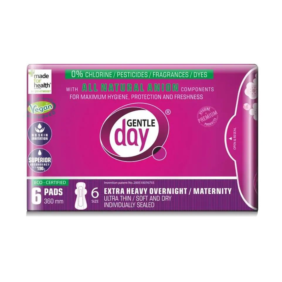 Gentle Day Maandverband nacht extra 6 stuks
