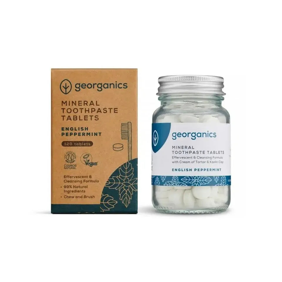 Georganics Toothpaste tablets english peppermint 120 tabletten