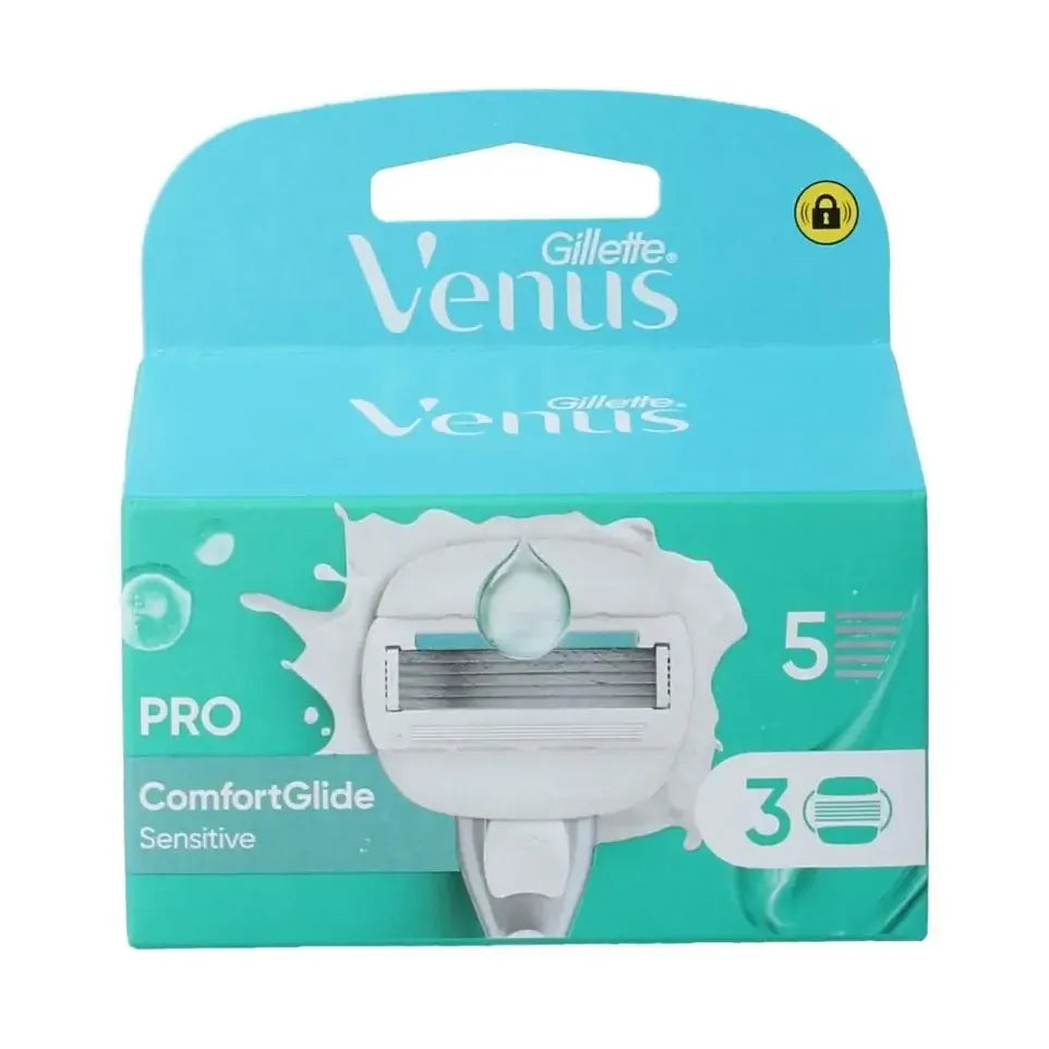 Gillette Comfortglide sensitive mesjes 3 stuks