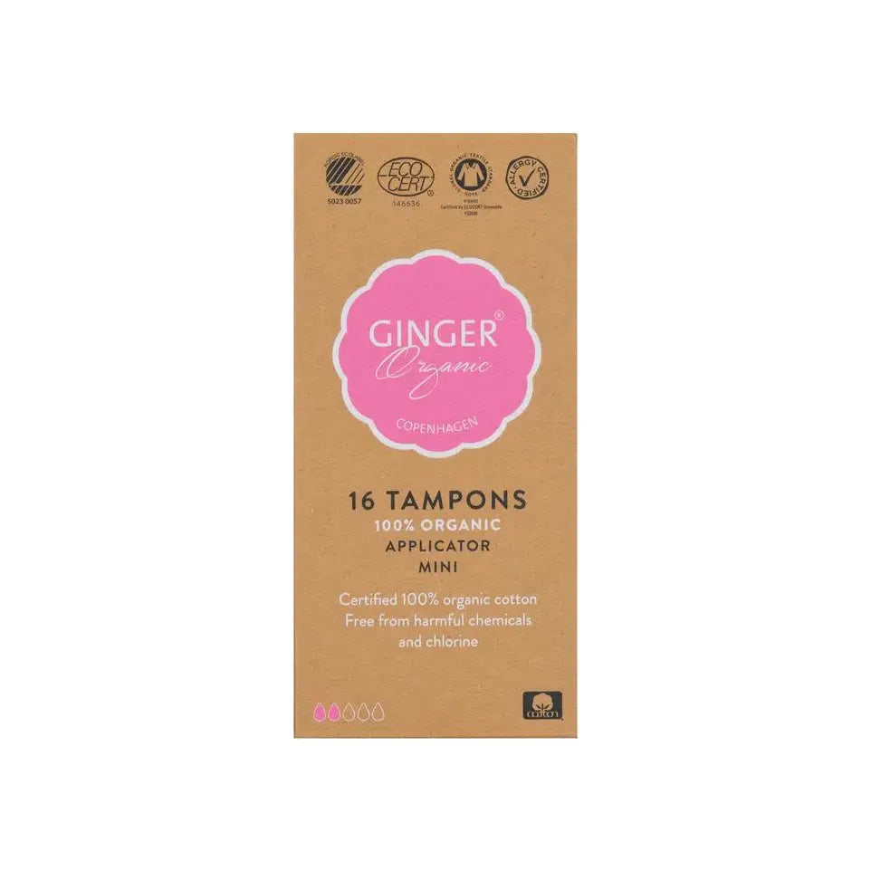 Ginger Organic Tampon mini met applicator 16 stuks