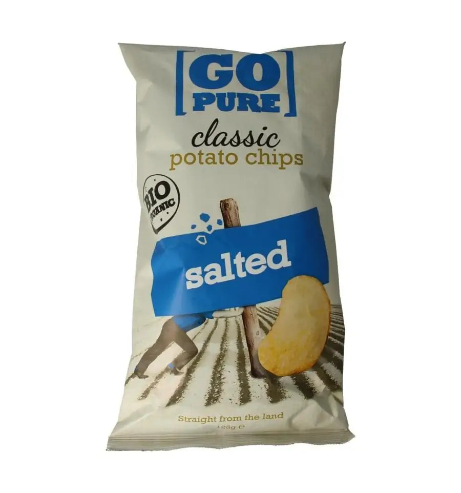 Go Pure Chips naturel gezouten 125 gram
