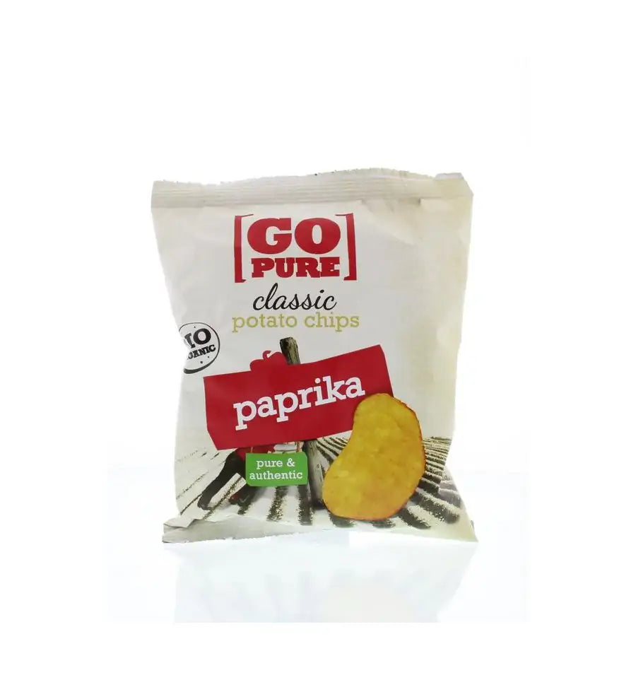 Go Pure Chips paprika 40 gram