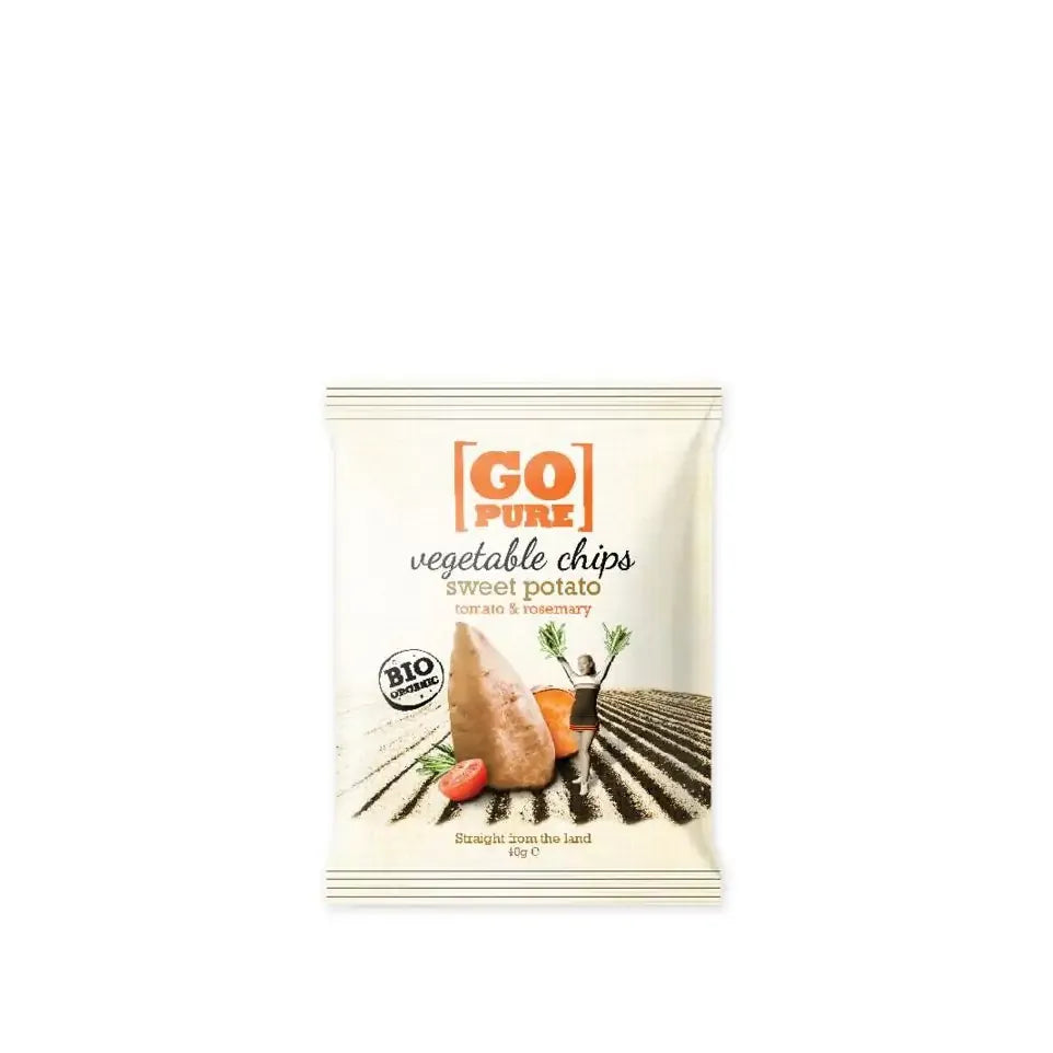 Go Pure Chips sweet potato & rosemary 40 gram
