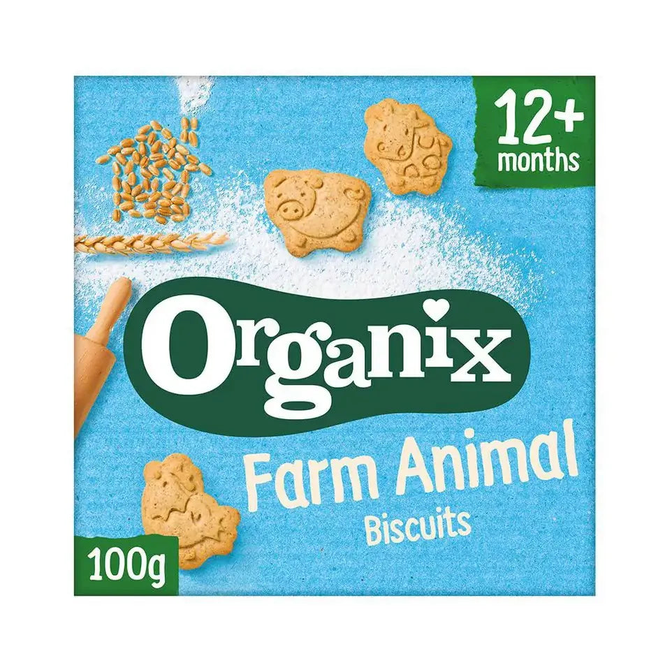 Organix Farm animals biscuits 12+ maanden 100 gram