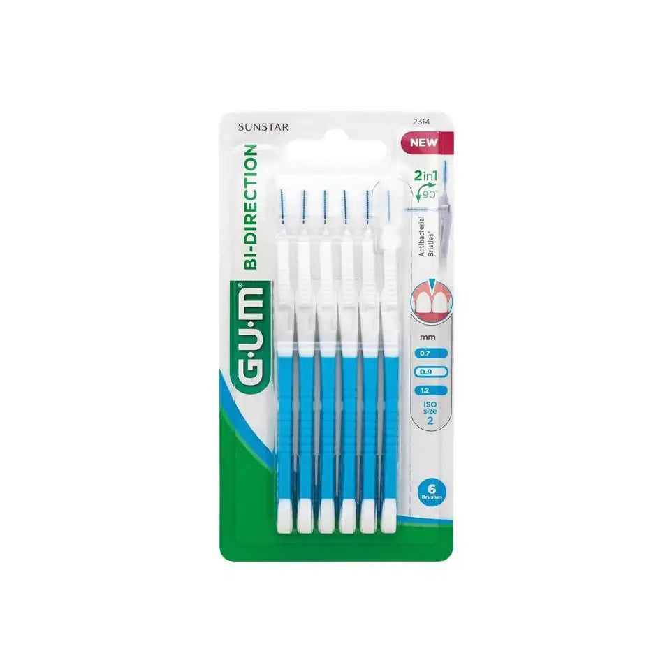 GUM Bi-direction 0.9mm 6 stuks